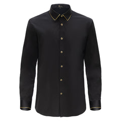Imperial Essence Button-Up Shirt BLACK/GOLD