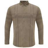 Noble Knight Plaid Button-Up KHAKI