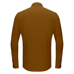 Silver Sophistication Button-Up Shirt KHAKI