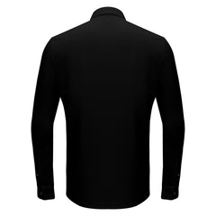 Power Move Button-Up Shirt BLACK