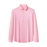 SIGNATURE SATIN STITCHLESS LS Shirt PINK