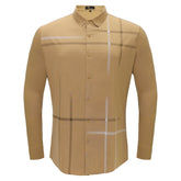 Checkmate Plaid Button-Up Shirt KHAKI