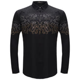 Nightfall Crest Shirt BLACK/GUN GOLD