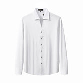 Tonal Leopard Jacquard Shirt WHITE