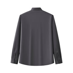 Velvet Core LS button up Shirt DARK GREY