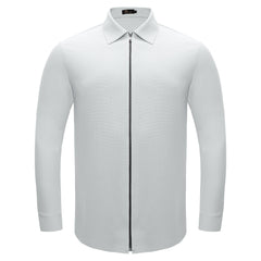 Zenith Zip Shirt WHITE