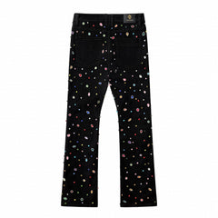 Prism Gem Denim Pant – Century Penthouse BLACK