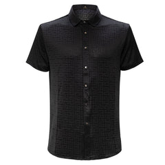 Grecian Grace Shirt - Century Penthouse Black