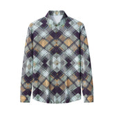 Diamond Plaid Stretch Shirt – El Baron KHAKI