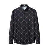Geometric Seamless Shirt – El Baron BLACK