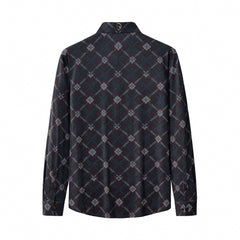 Geometric Seamless Shirt – El Baron BLACK