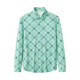Geometric Seamless Shirt – El Baron PISTACHIO