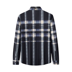 Heritage Plaid Stretch Woven Shirt-El Baron NAVY