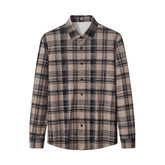 Seamless Plaid Stretch Shirt – El Baron KHAKI
