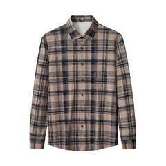 Seamless Plaid Stretch Shirt – El Baron KHAKI