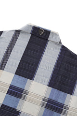 Seamless Plaid Stripe Shirt – El Baron BLUE