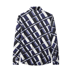 Seamless Bold Plaid Shirt – El Baron BLUE