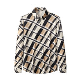 Seamless Bold Plaid Shirt – El Baron KHAKI