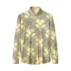 Seamless Rose Plaid Shirt – El Baron BUTTERMILK