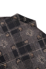 Seamless Rose Plaid Shirt – El Baron ESSPRESSO