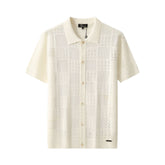 Monaco Mesh Knit SS Shirt IVORY