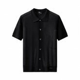 Riviera Mesh Knit SS Shirt BLACK