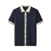 Verona Knit SS Shirt NAVY