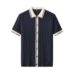 Verona Knit SS Shirt NAVY