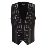 Diamond Drape BLACK/SILVER