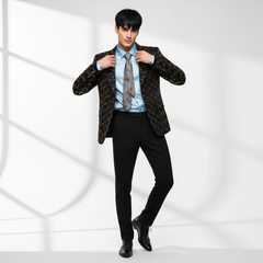Golden Edge suit BLACK/GOLD