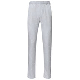 Dapper Details Pants WHITE/SILVER