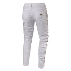 Key Piece Pant WHITE/GOLD