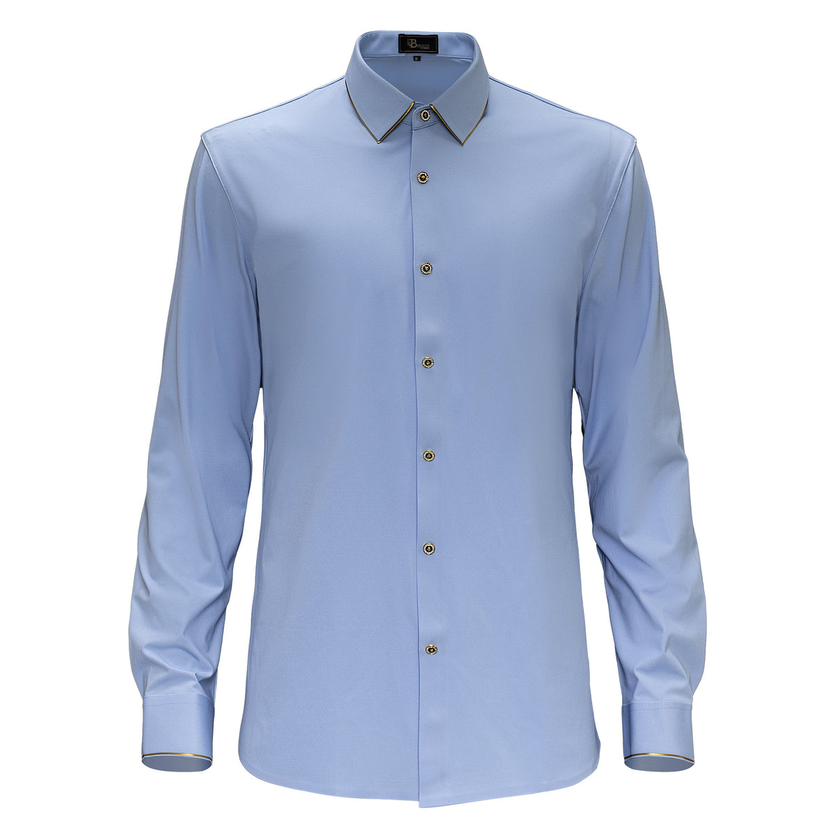 Imperial Essence Button-Up Shirt LIGHT BLUE
