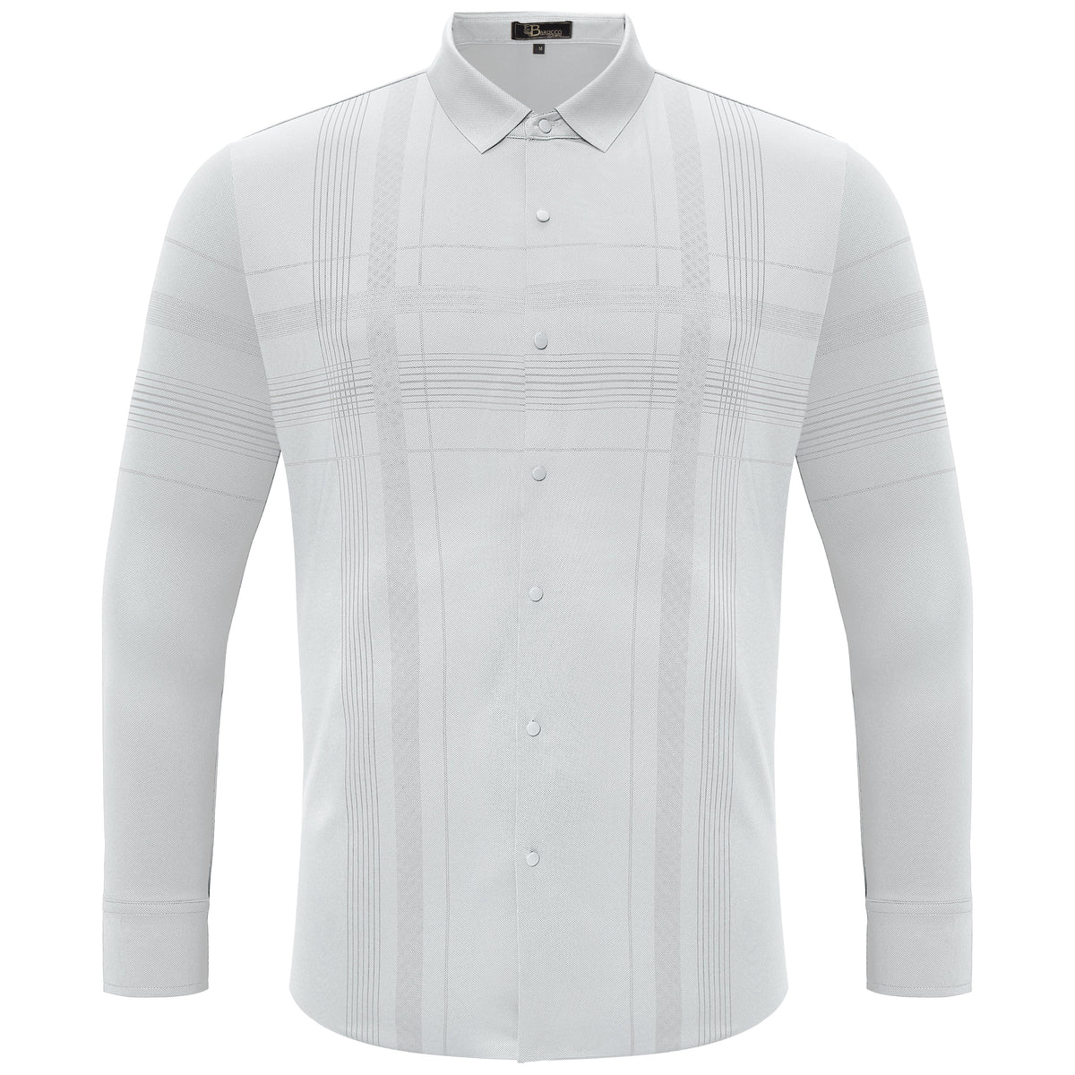 Noble Knight Plaid Button-Up WHITE