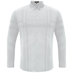 Noble Knight Plaid Button-Up WHITE