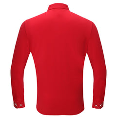 Fierce Frenzy Button-Up Shirt RED