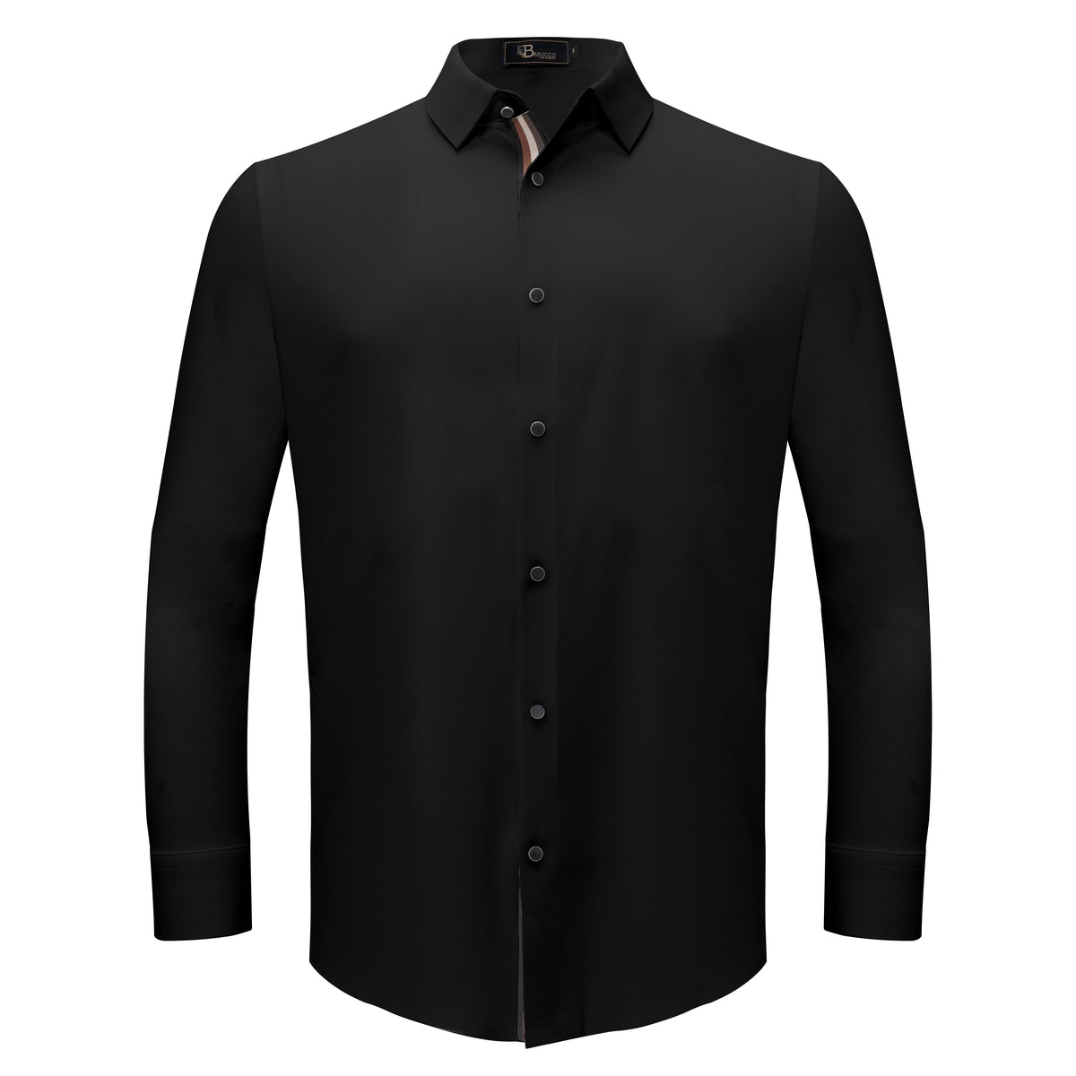 Power Move Button-Up Shirt BLACK