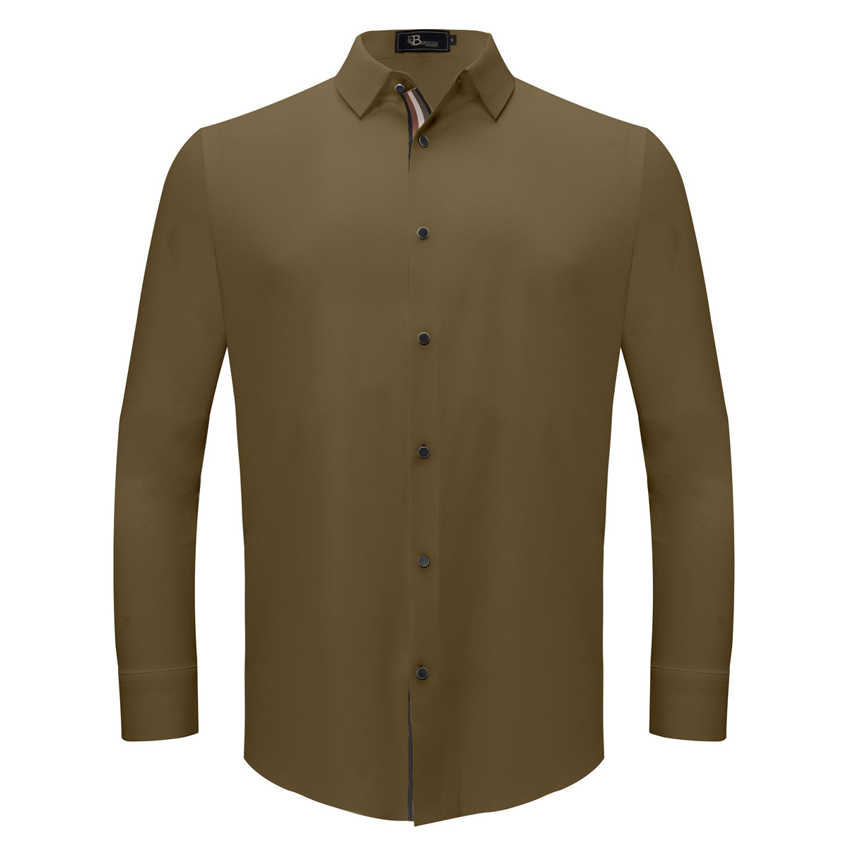 Power Move Button-Up Shirt KHAKI