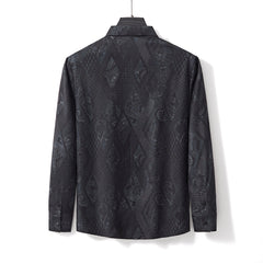 Shadow Bloom Stitchless LS Shirt BLACK