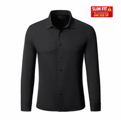 Tactile Weave Stitchless LS Shirt BLACK