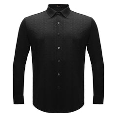 Power Flex Button-Up Shirt BLACK