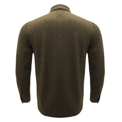 Power Flex Button-Up Shirt BROWN