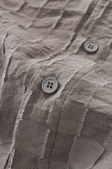 Haven Textured Long Sleeve Shirt GREY