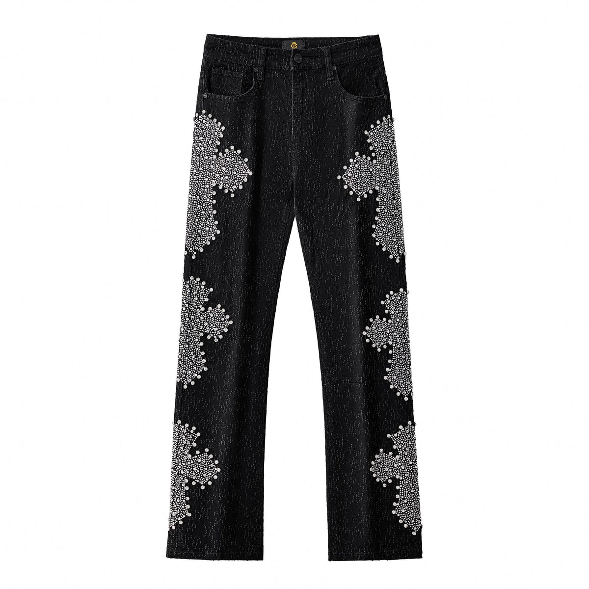 Sanctum Cross Denim Pant – Century Penthouse BLACK/SILVER