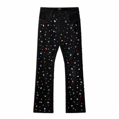 Prism Gem Denim Pant – Century Penthouse BLACK