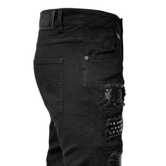 CITY DAZE Denim Pants BLACK