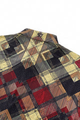 Diamond Plaid Stretch Shirt – El Baron RED