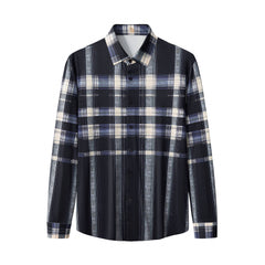 Heritage Plaid Stretch Woven Shirt-El Baron NAVY