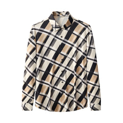 Seamless Bold Plaid Shirt – El Baron KHAKI