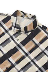 Seamless Bold Plaid Shirt – El Baron KHAKI